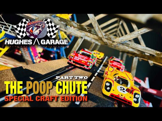 Scratch Build Project: The Poop Chute Pt 2 - Ep 48 #slotcarscenery #hobby #scalemodel #cars