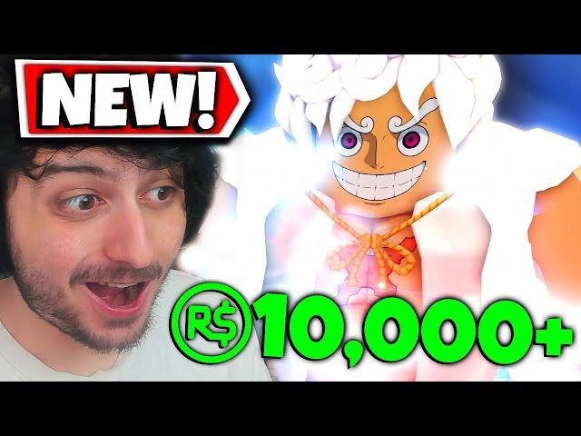 Spending ROBUX for Gear 5 Luffy in Roblox... (Anime Tower Defense)