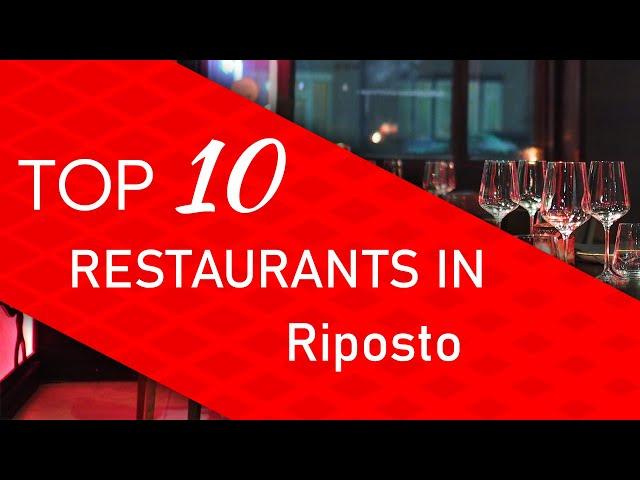 Top 10 best Restaurants in Riposto, Italy