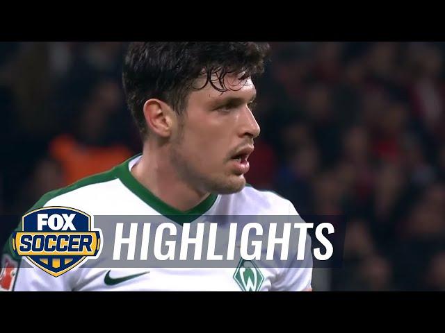 Claudio Pizarro scores an equalizer for Werder Bremen | 2016-17 Bundesliga Highlights