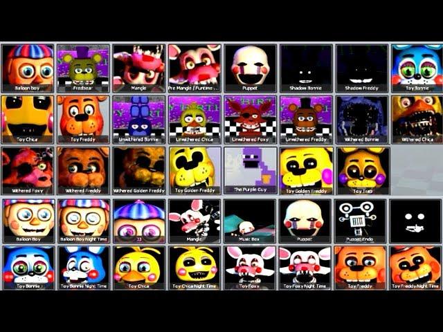 Five Nights at Freddy's 2 GMOD: All Animatronics (COMPLETE!)