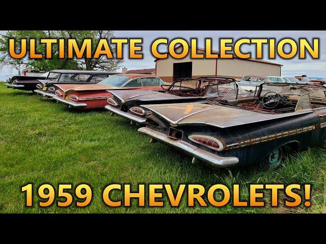 ULTIMATE Collection of 1959 Chevrolets! Rare Chevys! + 1964 Impala FIRST DRIVE in 35+ Years!