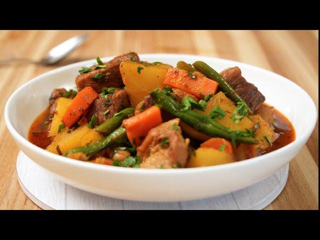 Cook The Best and Easy Pork and Potatoes Stew ( Hearty and Comforting ) | One Pot Pork Stew