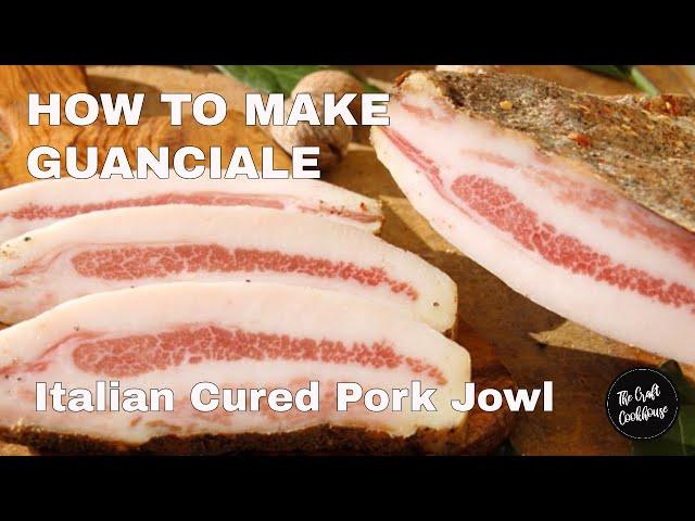 How to make Guanciale for carbonara - traditional Italian cured meat - easy fool proof recipe