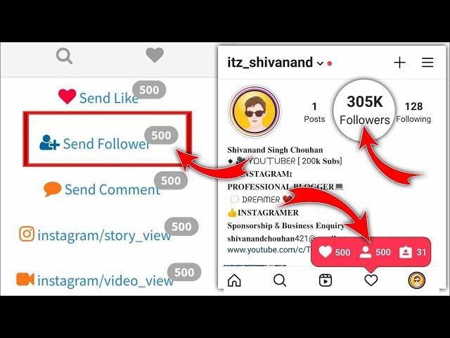 How to increase instagram like and followers ( 1hour 2500 followers ) ( DILTECH )