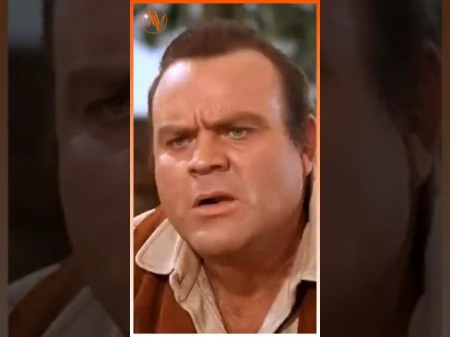 Lorne Greene, just graze him He's still alive,  Bonanza, 1968