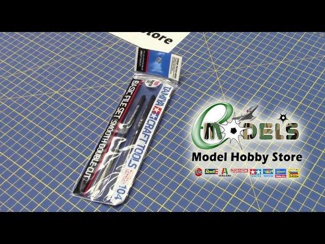 Tamiya Basic File Set - Smooth Double-Cut # 74104 www.eModels.co.uk