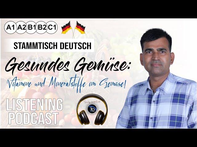 Gesundes Gemüse | Vitamine und Mineralstoffe im Gemüse | German Speakers Club |  Learn German Online