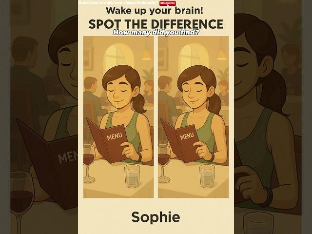  Spot the Difference | Dinner decisions, Sophie style 