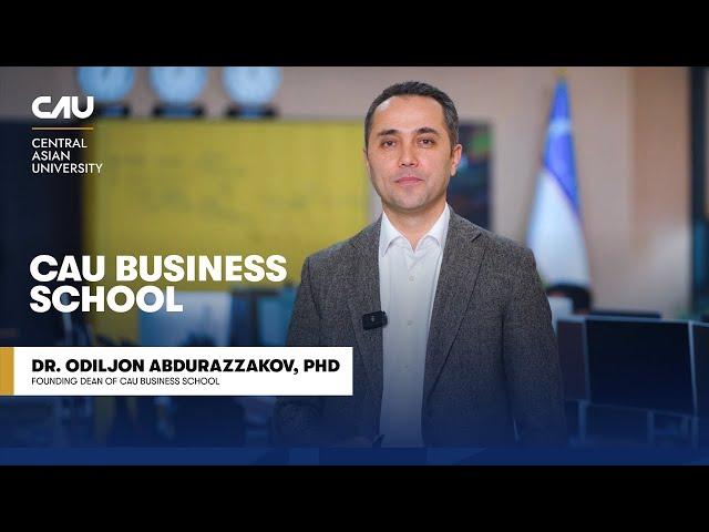  Meet Dr. Odiljon Abdurazzakov, PhD, the Dean of the Business School at Central Asian University!