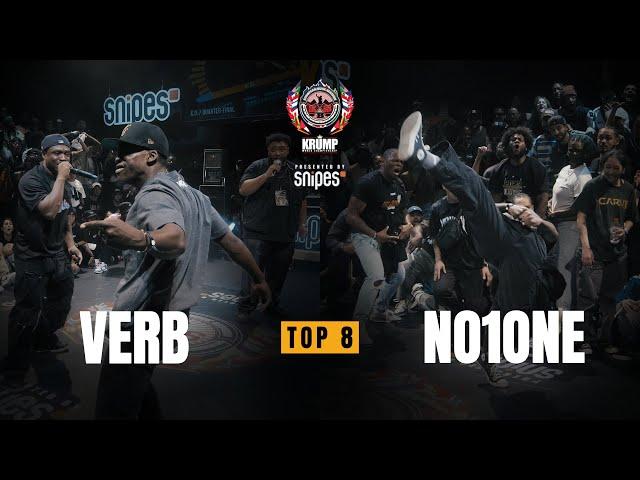 Verb vs No1one | Male Top 8 | EBS Krump 2024