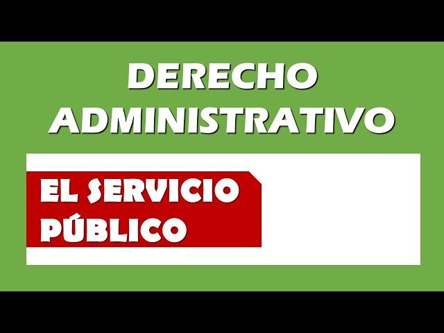 Los Servicios Públicos