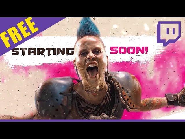 RAGE 2 FREE Twitch Animated Overlay Pack  (Download link)