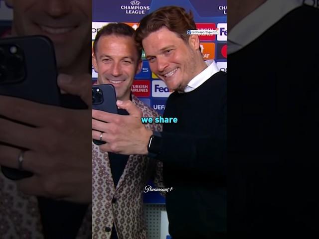 Edin Terzić gets a selfie with Alessandro Del Piero! 