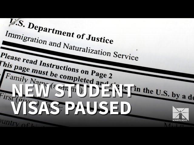 Trump administration pauses new student visa appointments worldwide