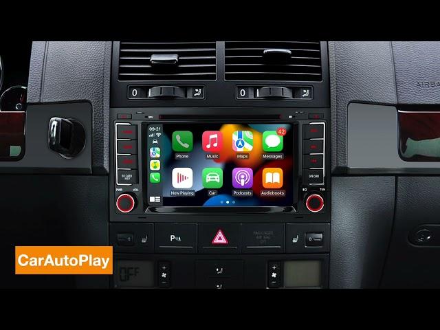 [PE71TRV] 7" VW Android 11 Octacore Car DVD with Dual UI CarAutoPlay DSP Coaxial Out Bluetooth