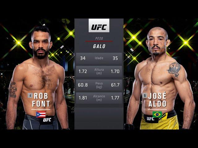 Rob Font x José Aldo | LUTA COMPLETA | UFC 307