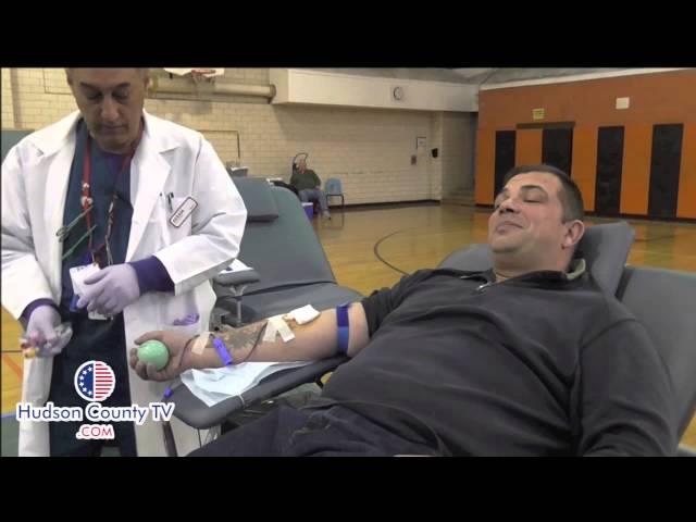 Memorial High School holds a blood drive in West New York