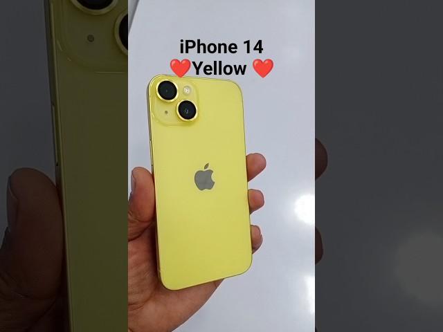 iPhone 14 Yellow color  #vairal #shorts