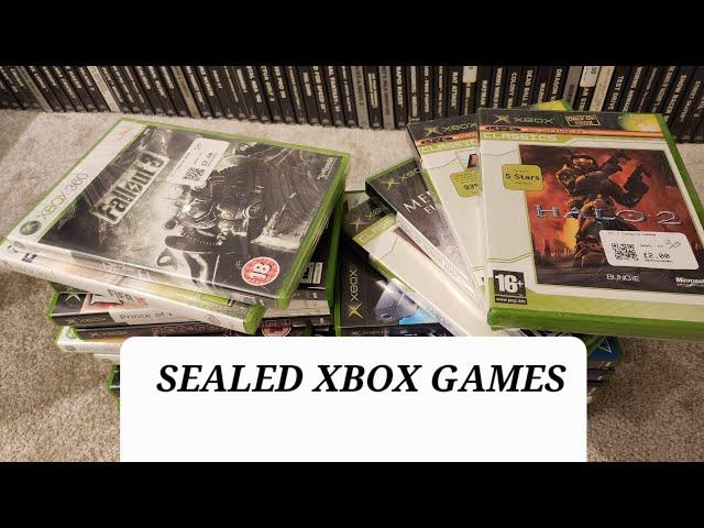 I found Sealed Xbox Games! Live retro Game hunting in Charity Shops - Episode 3