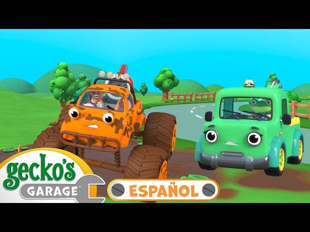 La gran carrera |  Garaje de Gecko | Carros para niños | Vídeos educativos