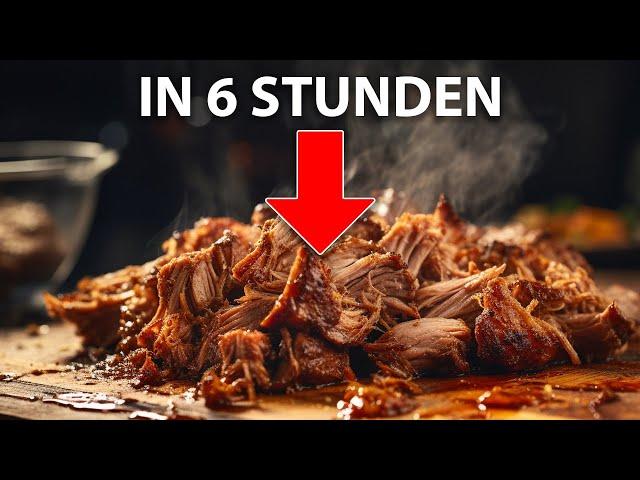 Pulled Pork Texas Style | SAFTIG & ZART in nur 6 Stunden!