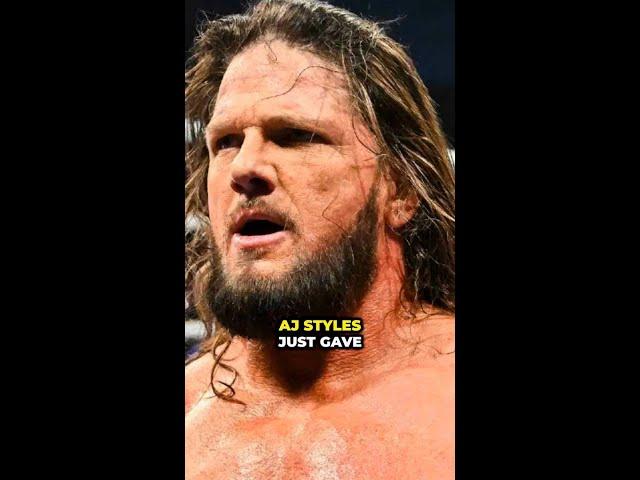 AJ Styles gives a shocking update on his Lisfranc injury. Will he return #AJStyles #shorts