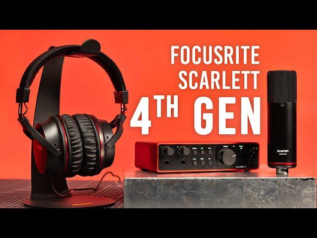 Focusrite 4th Generation Scarlett Interfaces