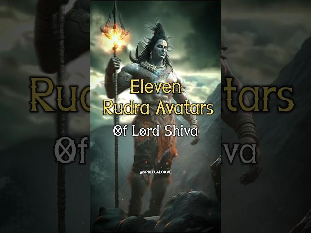 11 Rudra avatars of Lord Shiva️ #shiv #mahadev #bholenath #rudra #ai #shorts