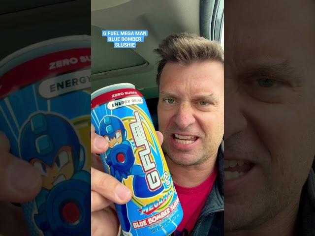 GFUEL Mega Man Blue Bomber Slushee…RATED? #shorts #gfuelenergy #megaman