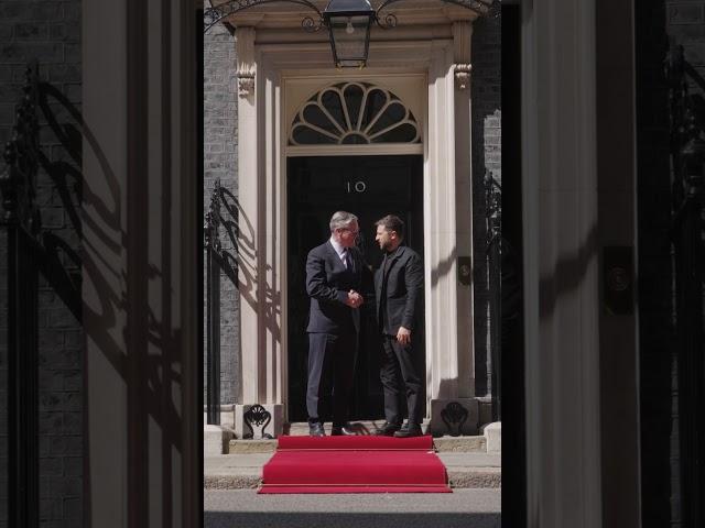 Keir Starmer welcomes President Zelenskyy back to Downing Street