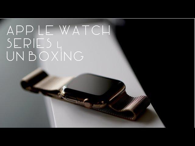 Apple Watch Series 4 Unboxing | Gold Stainless Steel 44mm