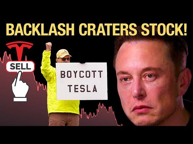 World's FURY at Elon Musk is TANKING Tesla Stock!