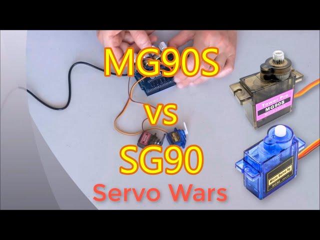 Servo Wars: SG90 vs MG90S