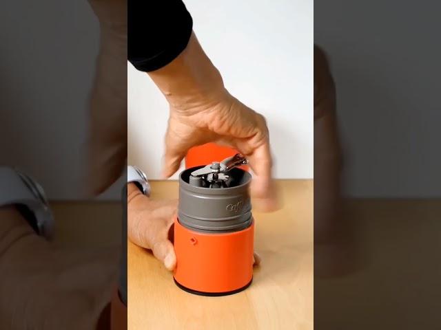 Assemble the Grinder with the cover (Drip Kettle) to make a standalone grinder!