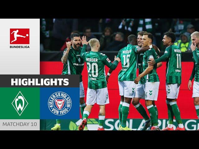 Last-Minute Winner! | SV Werder Bremen - Holstein Kiel 2-1 | Highlights | Matchday 10 – Bundesliga