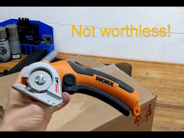 Two-Minute Tool Reviews - Episode 1 - Worx ZipSnip Cordless Electric Scissors