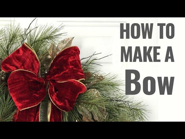 How To Make a Bow - EASY Step by Step DIY tutorial