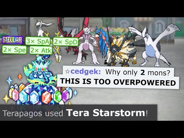 Terapagos Is TOO OVERPOWERED For UBERS (pokemon showdown SWEEP)