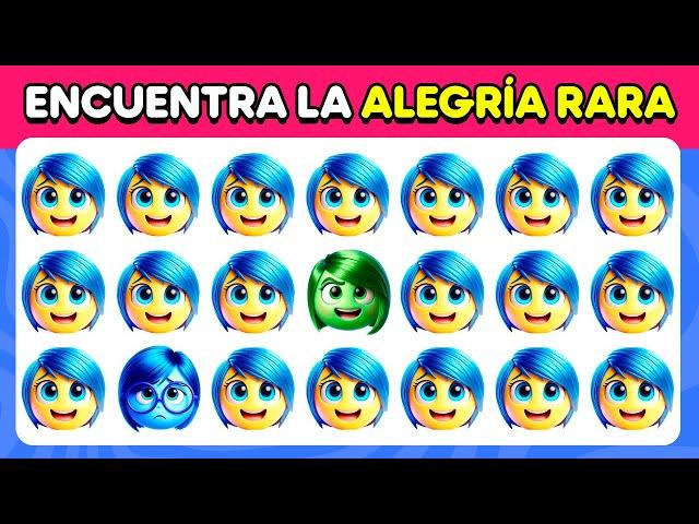 Encuentra el Emoji Raro | Edición Intensa-Mente 2  | Niveles Fácil, Medio, Difícil