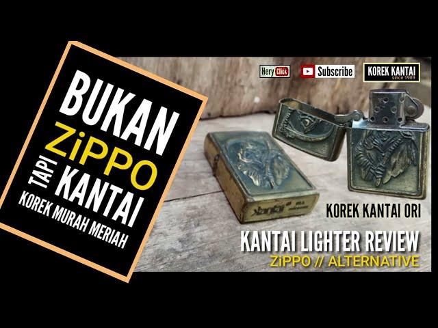 BUKAN  ZIPPO TAPI KOREK KANTAI // kantai lighter review (Zippo alternative)