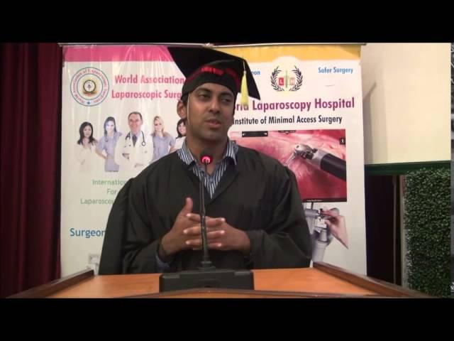 Dr. Vivek Viswanathan is giving the feedback about World Laparoscopy Hospital