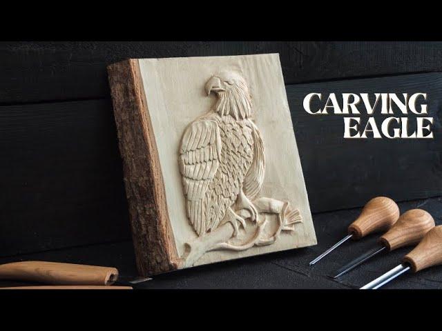 Carving a Wooden Eagle- Easy Wood Carving Ideas