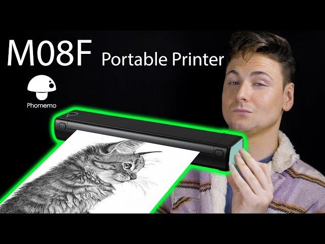 M08F Portable Thermal Printer - The Printer You Never Knew You Needed!