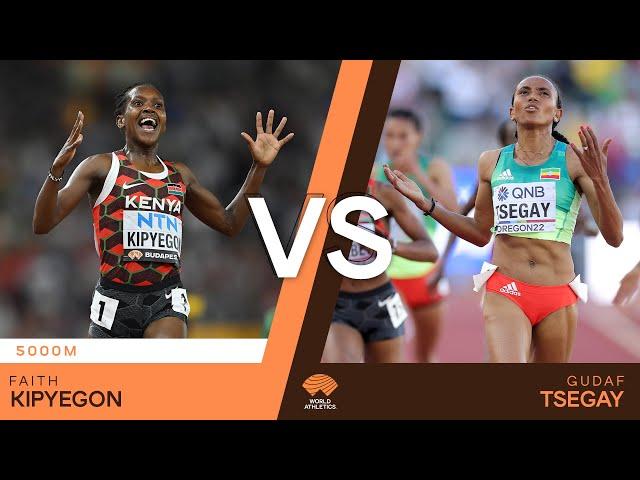 Tsegay vs Kipyegon - World Athletics Championships Wins