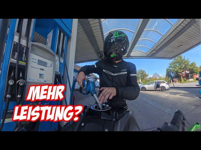 Lohnt sich Super PLUS und Ultimate 102 beim Motorrad? | Der Vergleich | Kawasaki Z900