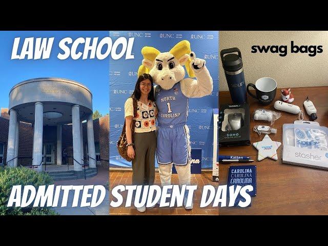 LAW SCHOOL ADMITTED STUDENT DAYS vlog: UNC, GW, Maryland, Washington & Lee, George Mason