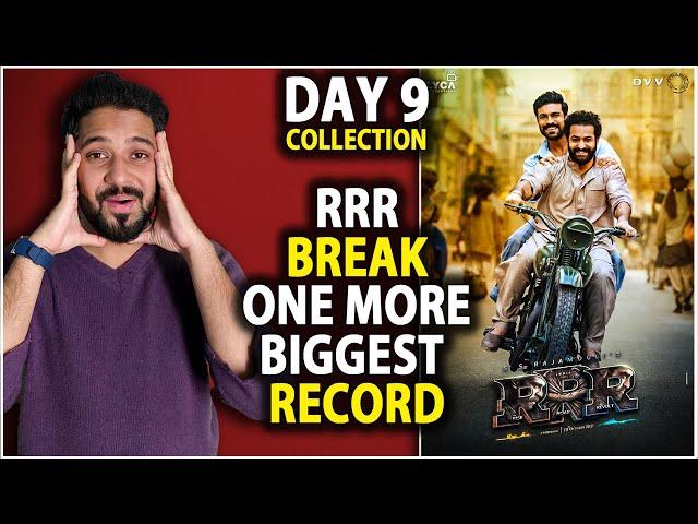RRR Break One More Biggest Record | RRR Day 9 Official Box Office Collection | RRR Mega Blockbuster
