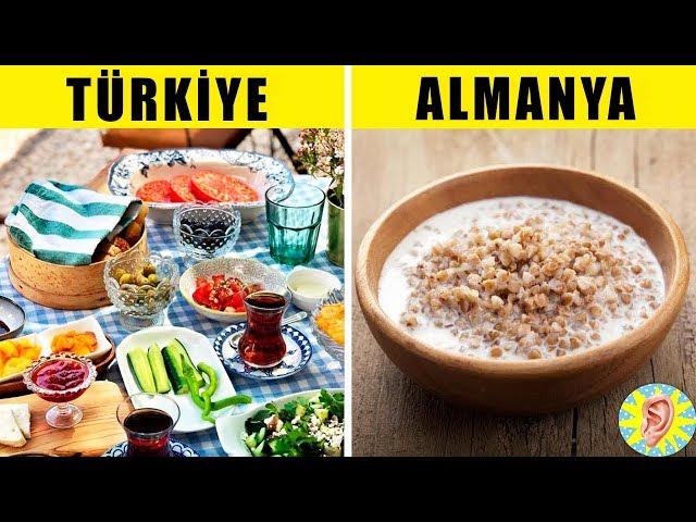 Farklı Ülkelere Ait En İlginç 9 Kahvaltı