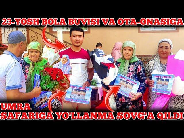 23-YOSH BOLABUVISINI VA OTA-ONASINI UMRA SAFARIGA YUBORDI, HAMMANI YIG'LATGAN BUVAYDALIK BOLA